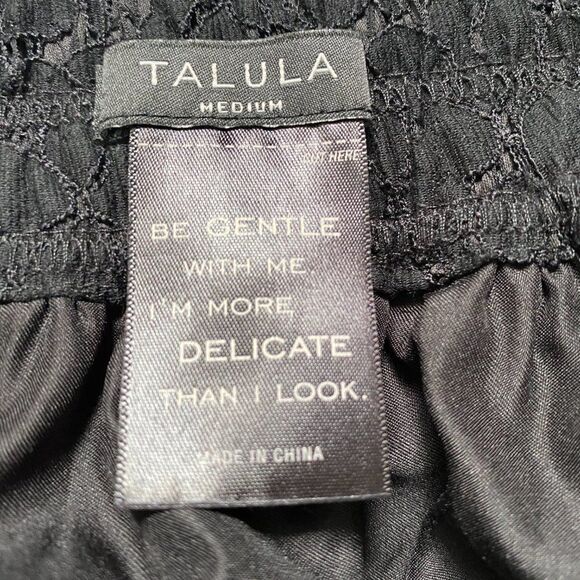 ARITZIA TALULA Etta Lace Mini Skirt Black US M - Picture 5 of 6